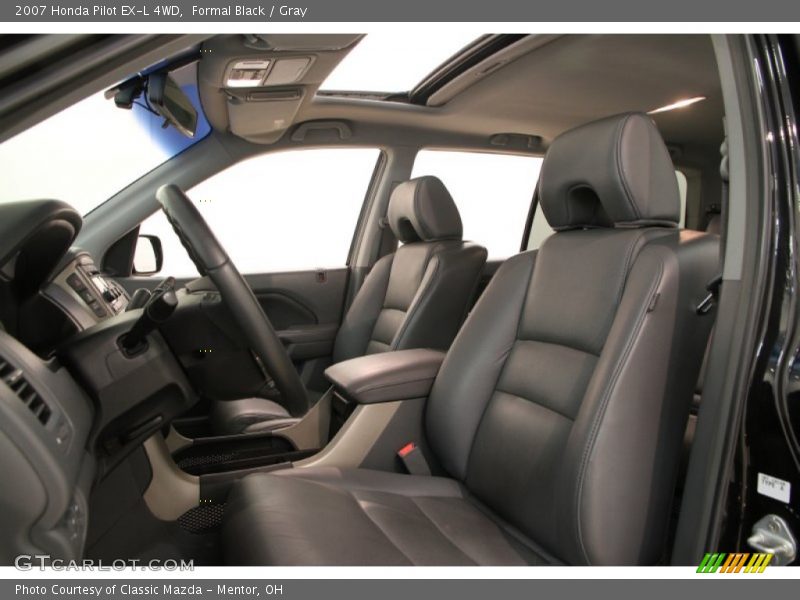 Formal Black / Gray 2007 Honda Pilot EX-L 4WD