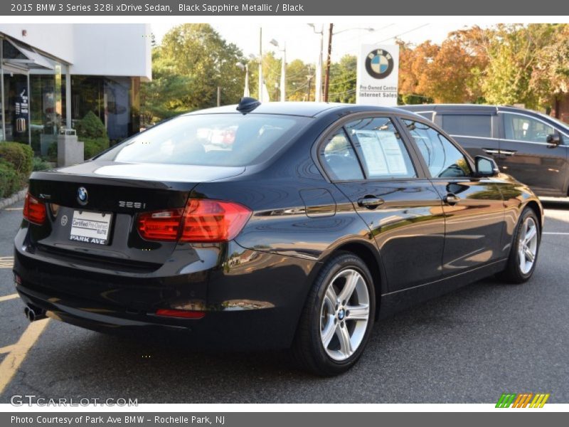 Black Sapphire Metallic / Black 2015 BMW 3 Series 328i xDrive Sedan