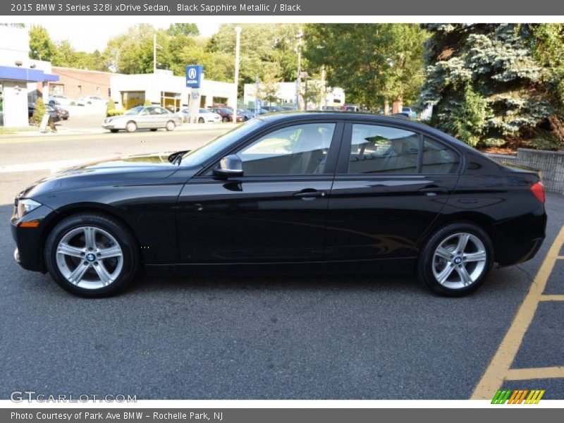 Black Sapphire Metallic / Black 2015 BMW 3 Series 328i xDrive Sedan