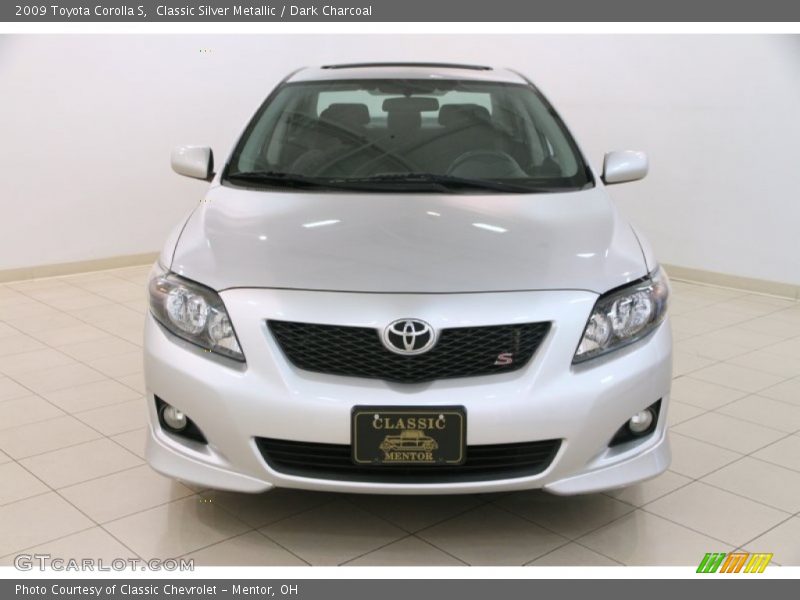 Classic Silver Metallic / Dark Charcoal 2009 Toyota Corolla S