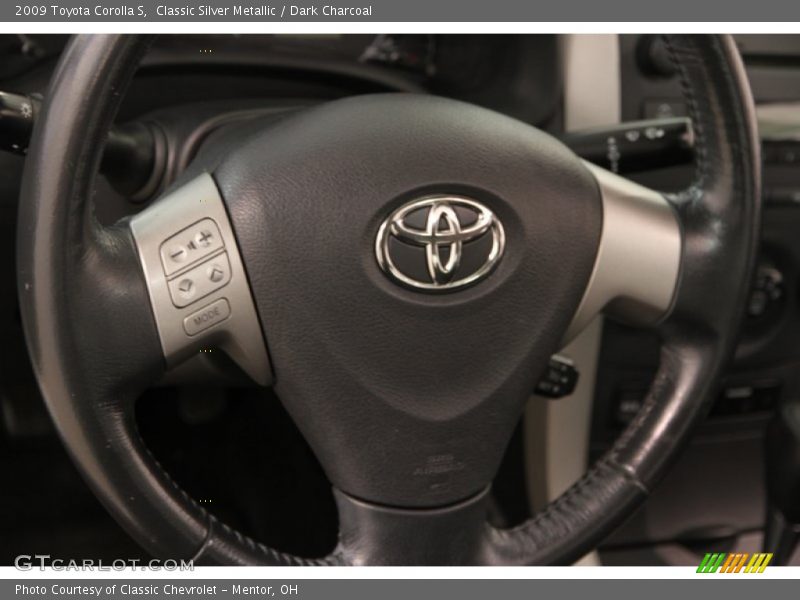 Classic Silver Metallic / Dark Charcoal 2009 Toyota Corolla S