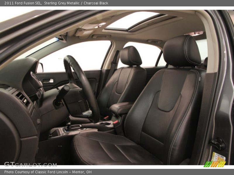 Sterling Grey Metallic / Charcoal Black 2011 Ford Fusion SEL