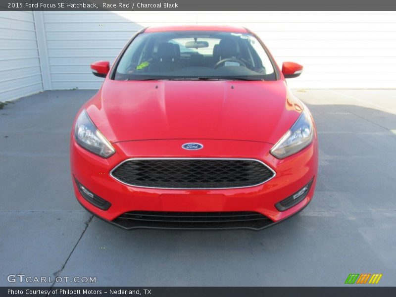 Race Red / Charcoal Black 2015 Ford Focus SE Hatchback