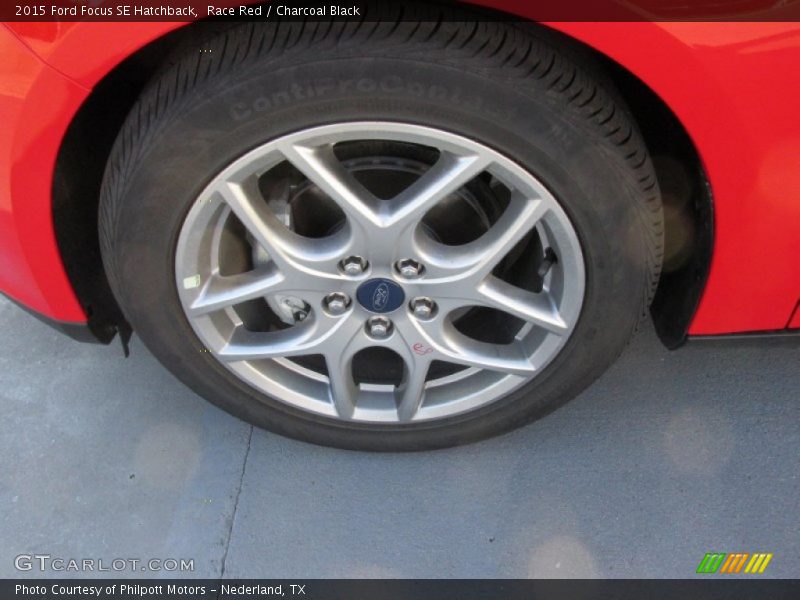 Race Red / Charcoal Black 2015 Ford Focus SE Hatchback