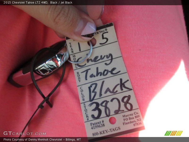 Black / Jet Black 2015 Chevrolet Tahoe LTZ 4WD
