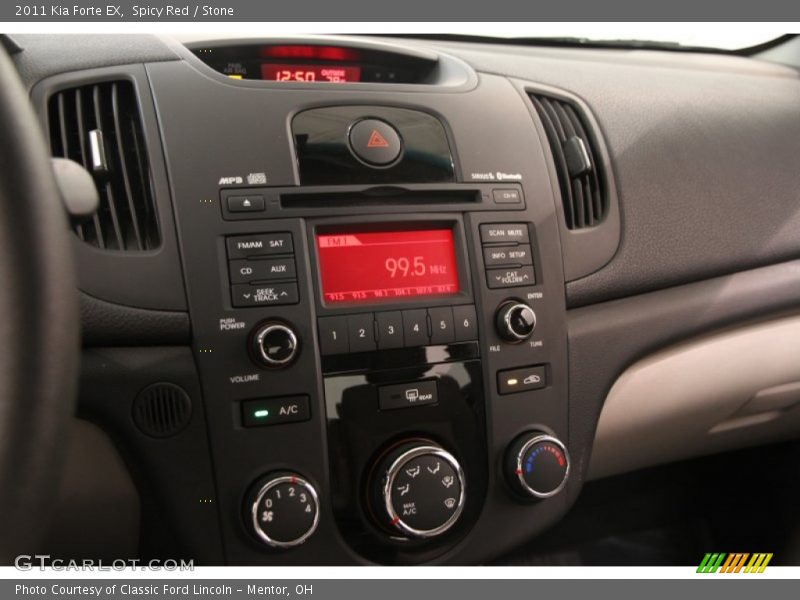 Spicy Red / Stone 2011 Kia Forte EX