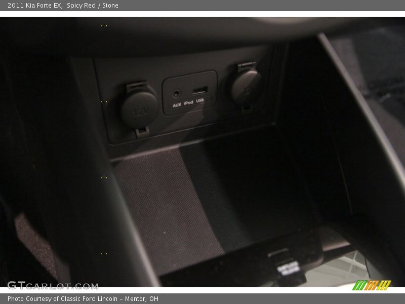 Spicy Red / Stone 2011 Kia Forte EX