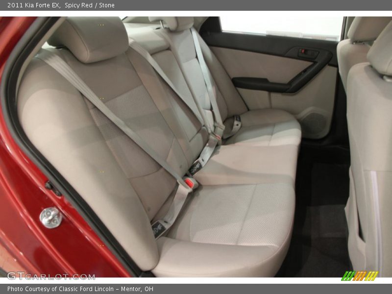 Spicy Red / Stone 2011 Kia Forte EX