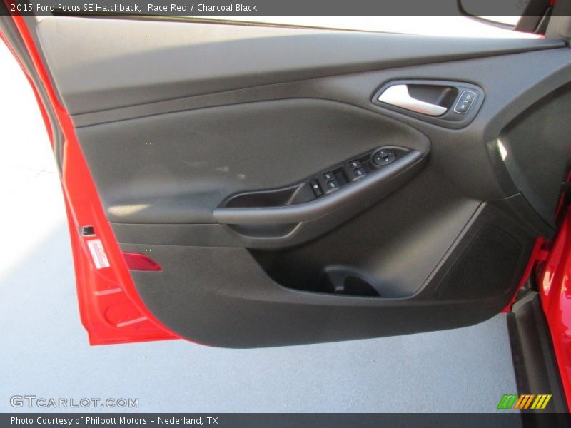 Race Red / Charcoal Black 2015 Ford Focus SE Hatchback