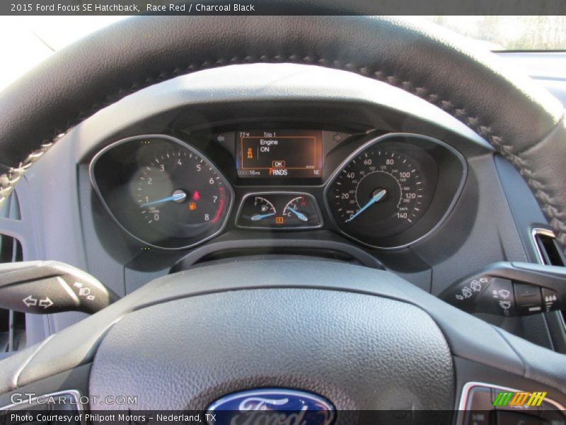 Race Red / Charcoal Black 2015 Ford Focus SE Hatchback