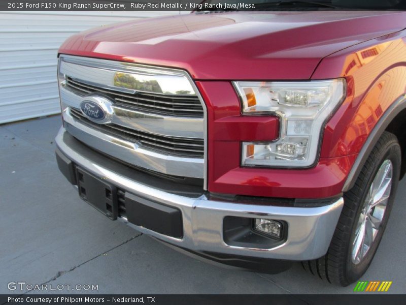 Ruby Red Metallic / King Ranch Java/Mesa 2015 Ford F150 King Ranch SuperCrew