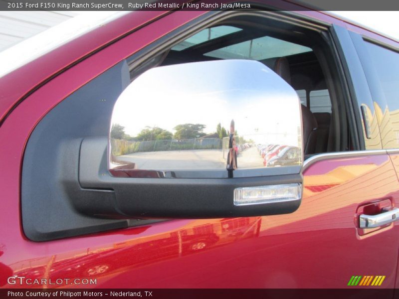 Ruby Red Metallic / King Ranch Java/Mesa 2015 Ford F150 King Ranch SuperCrew