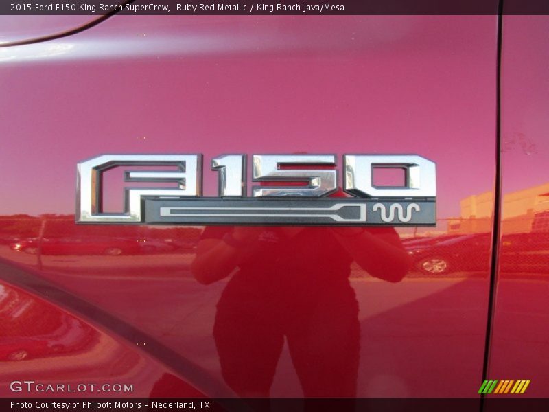 Ruby Red Metallic / King Ranch Java/Mesa 2015 Ford F150 King Ranch SuperCrew