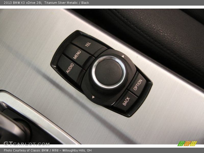 Titanium Silver Metallic / Black 2013 BMW X3 xDrive 28i