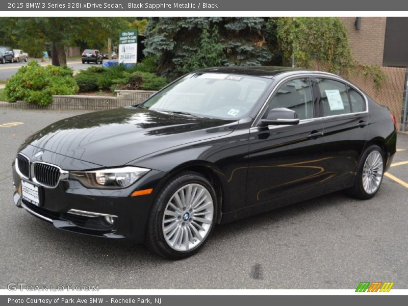 Black Sapphire Metallic / Black 2015 BMW 3 Series 328i xDrive Sedan