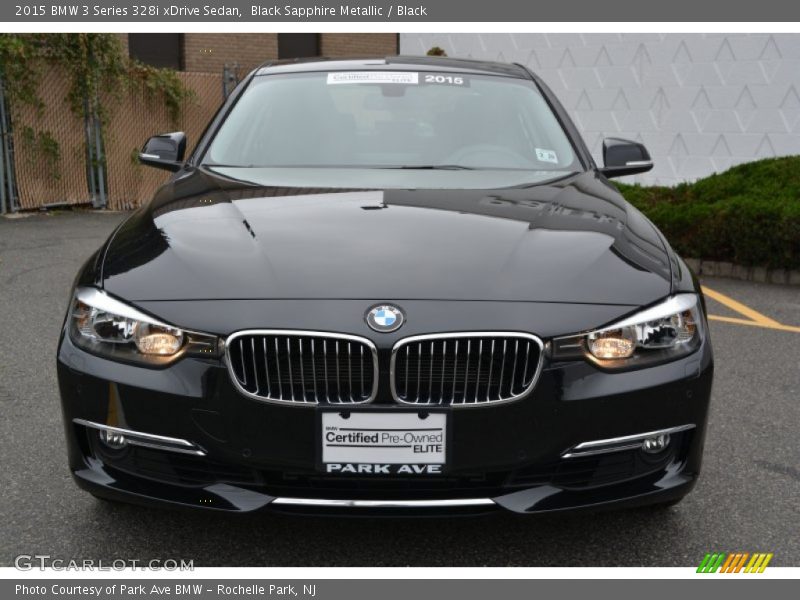 Black Sapphire Metallic / Black 2015 BMW 3 Series 328i xDrive Sedan