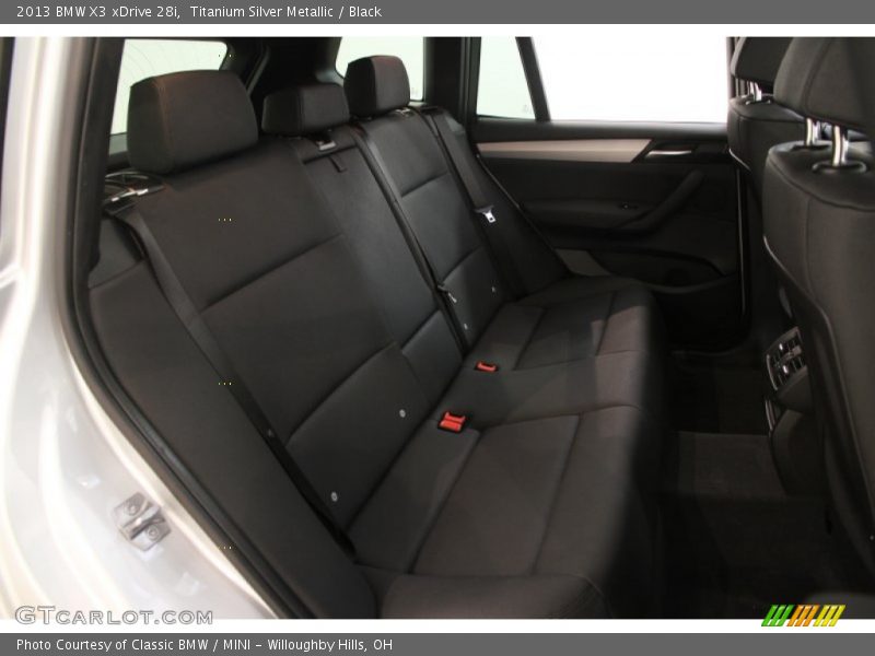 Titanium Silver Metallic / Black 2013 BMW X3 xDrive 28i