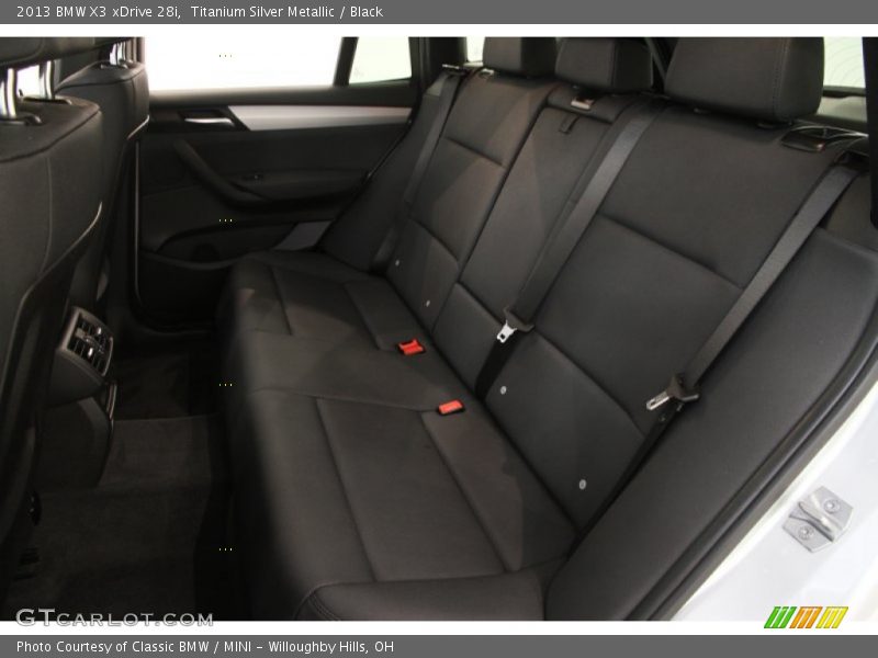 Titanium Silver Metallic / Black 2013 BMW X3 xDrive 28i