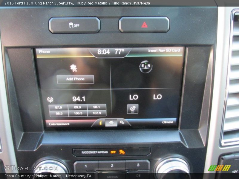 Ruby Red Metallic / King Ranch Java/Mesa 2015 Ford F150 King Ranch SuperCrew