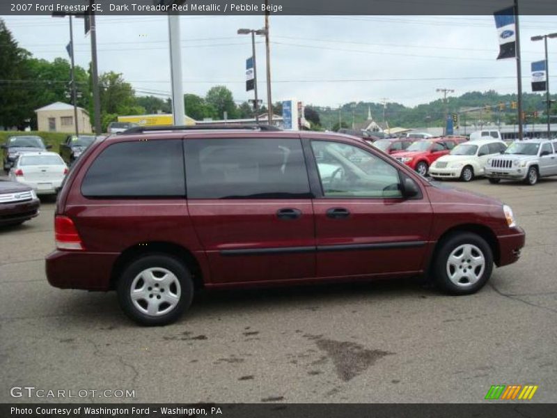 Dark Toreador Red Metallic / Pebble Beige 2007 Ford Freestar SE