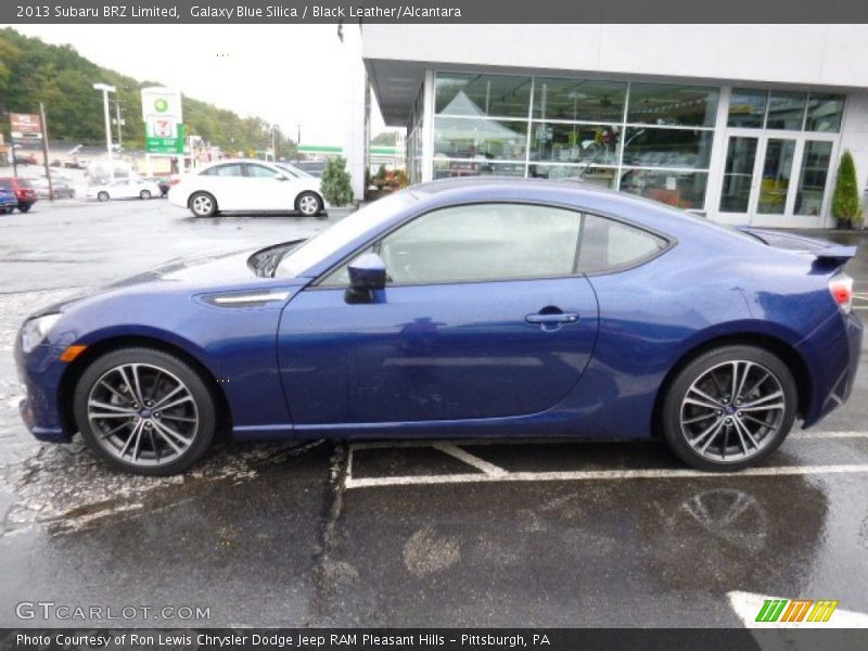 Galaxy Blue Silica / Black Leather/Alcantara 2013 Subaru BRZ Limited