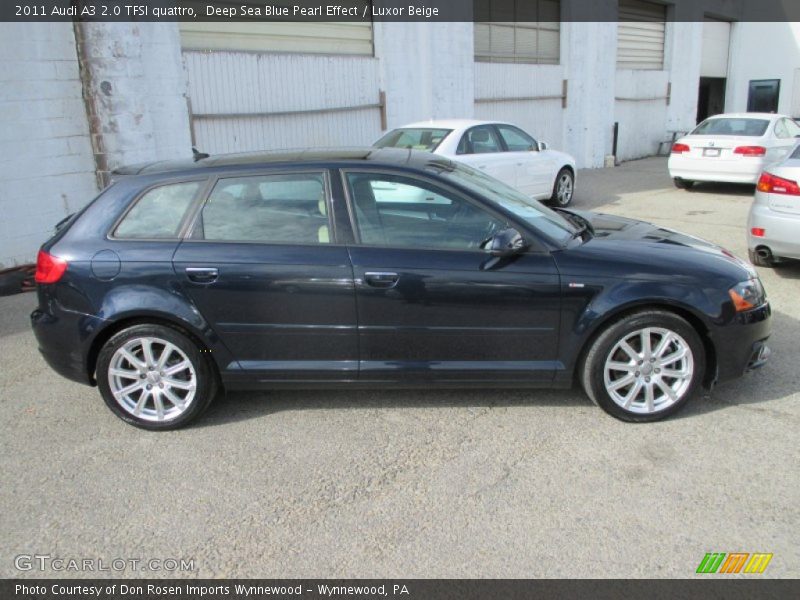  2011 A3 2.0 TFSI quattro Deep Sea Blue Pearl Effect