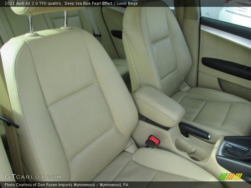 Deep Sea Blue Pearl Effect / Luxor Beige 2011 Audi A3 2.0 TFSI quattro