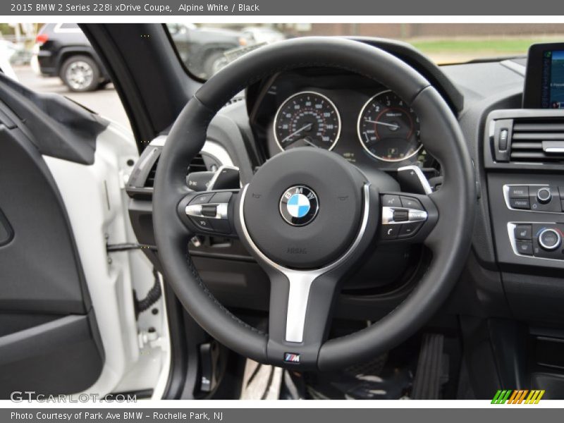 Alpine White / Black 2015 BMW 2 Series 228i xDrive Coupe