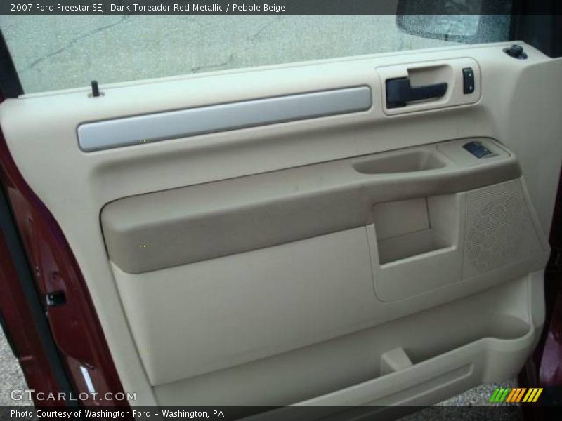 Dark Toreador Red Metallic / Pebble Beige 2007 Ford Freestar SE