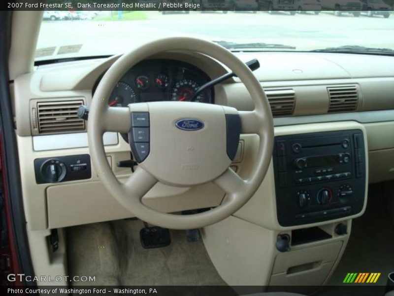 Dark Toreador Red Metallic / Pebble Beige 2007 Ford Freestar SE