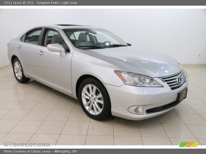 Tungsten Pearl / Light Gray 2011 Lexus ES 350