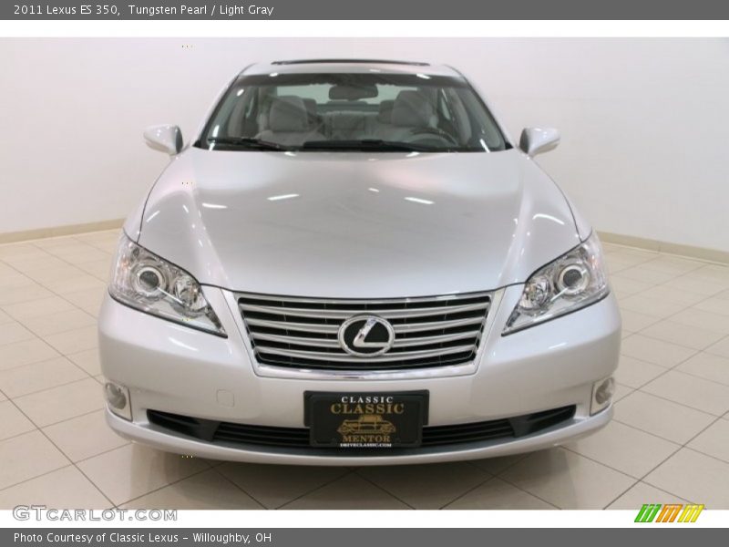 Tungsten Pearl / Light Gray 2011 Lexus ES 350