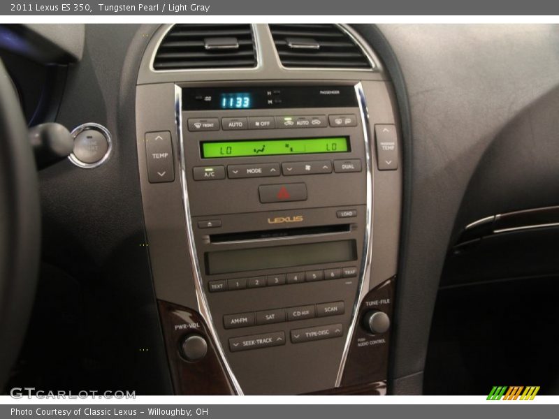 Tungsten Pearl / Light Gray 2011 Lexus ES 350