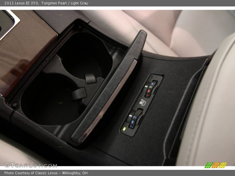 Tungsten Pearl / Light Gray 2011 Lexus ES 350