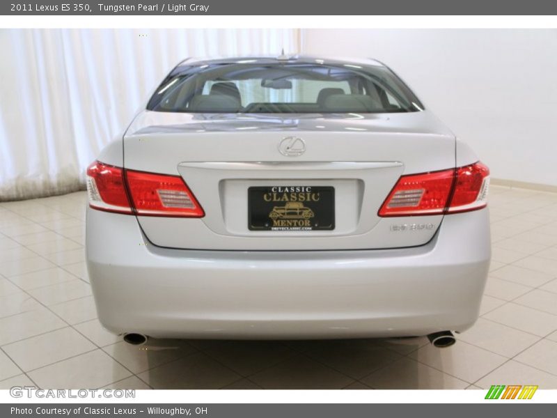 Tungsten Pearl / Light Gray 2011 Lexus ES 350