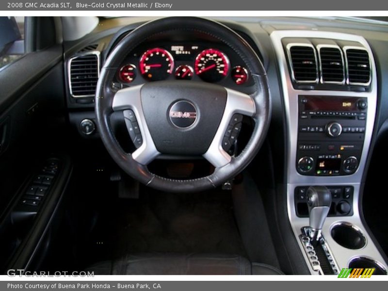 Blue-Gold Crystal Metallic / Ebony 2008 GMC Acadia SLT