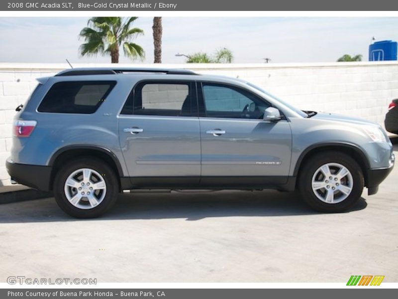 Blue-Gold Crystal Metallic / Ebony 2008 GMC Acadia SLT