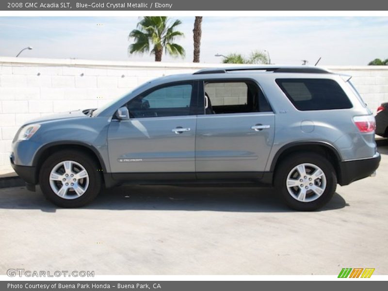 Blue-Gold Crystal Metallic / Ebony 2008 GMC Acadia SLT