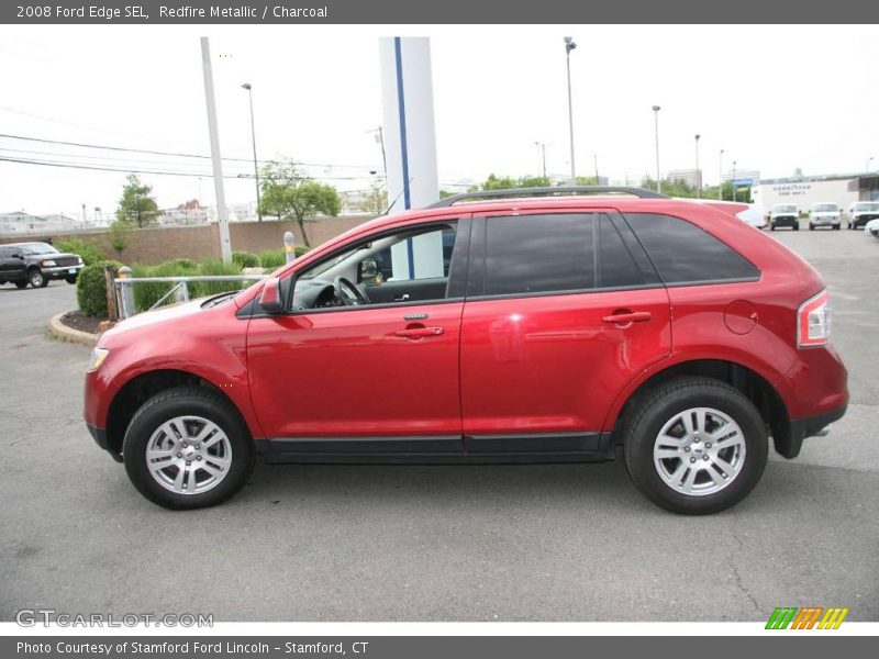 Redfire Metallic / Charcoal 2008 Ford Edge SEL