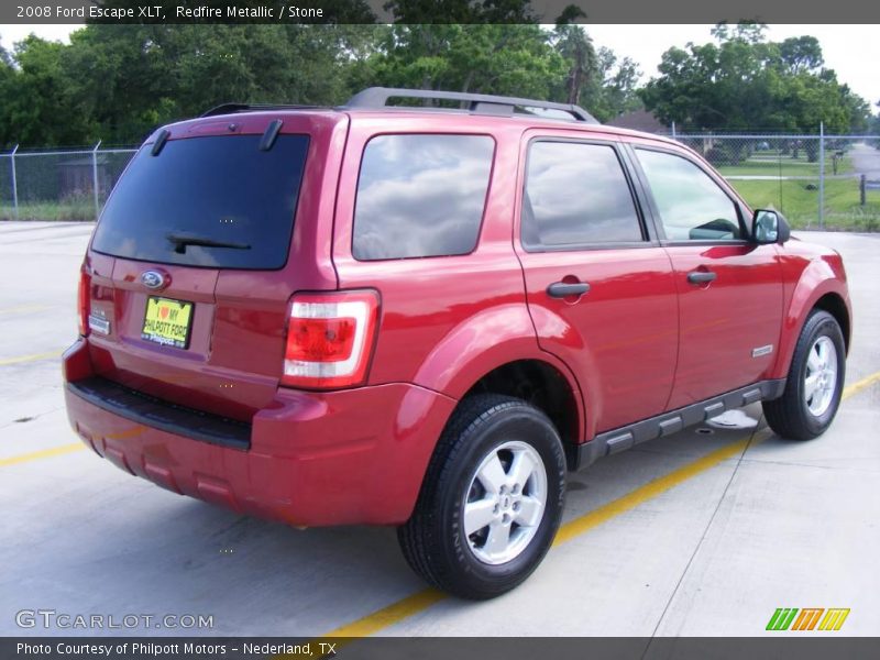 Redfire Metallic / Stone 2008 Ford Escape XLT