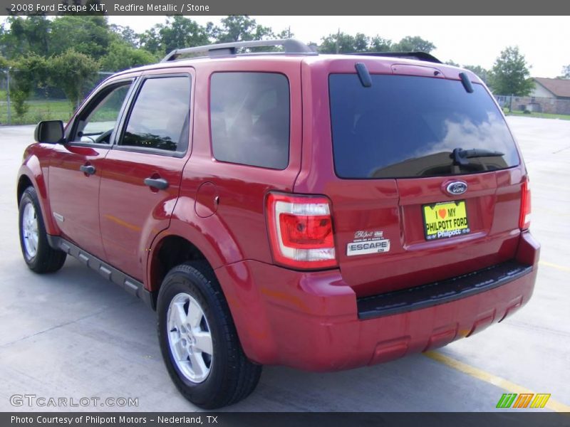 Redfire Metallic / Stone 2008 Ford Escape XLT