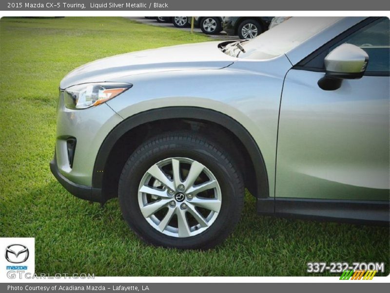Liquid Silver Metallic / Black 2015 Mazda CX-5 Touring