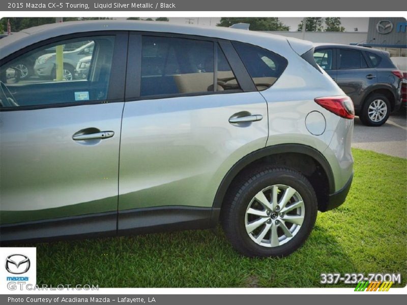Liquid Silver Metallic / Black 2015 Mazda CX-5 Touring
