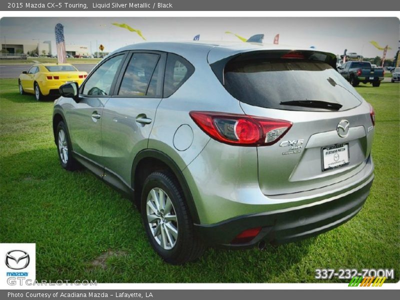 Liquid Silver Metallic / Black 2015 Mazda CX-5 Touring
