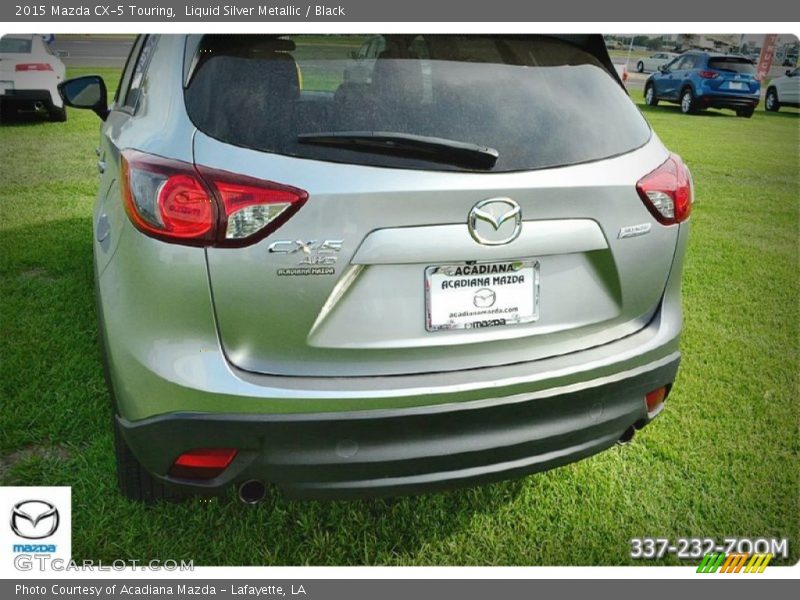 Liquid Silver Metallic / Black 2015 Mazda CX-5 Touring