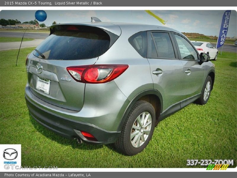 Liquid Silver Metallic / Black 2015 Mazda CX-5 Touring