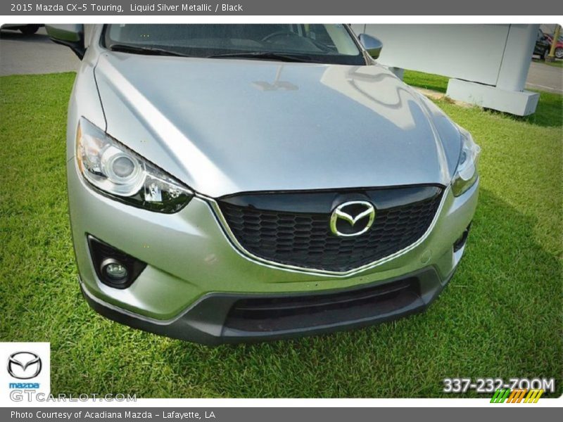 Liquid Silver Metallic / Black 2015 Mazda CX-5 Touring