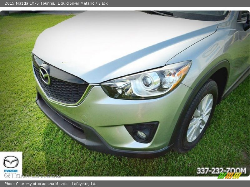 Liquid Silver Metallic / Black 2015 Mazda CX-5 Touring