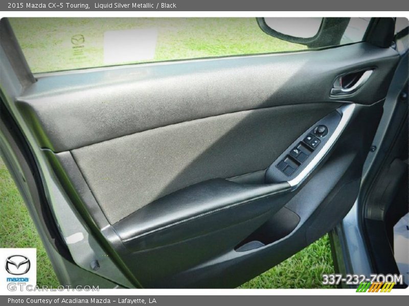 Liquid Silver Metallic / Black 2015 Mazda CX-5 Touring