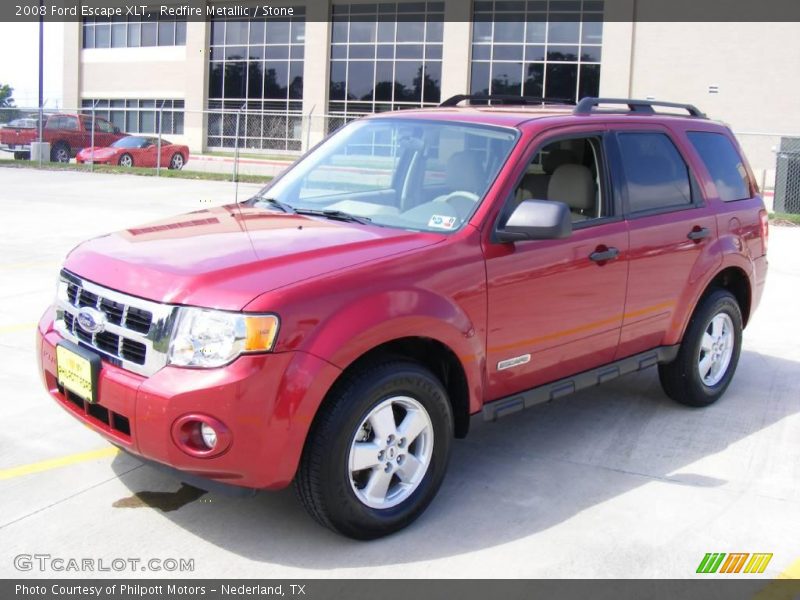 Redfire Metallic / Stone 2008 Ford Escape XLT